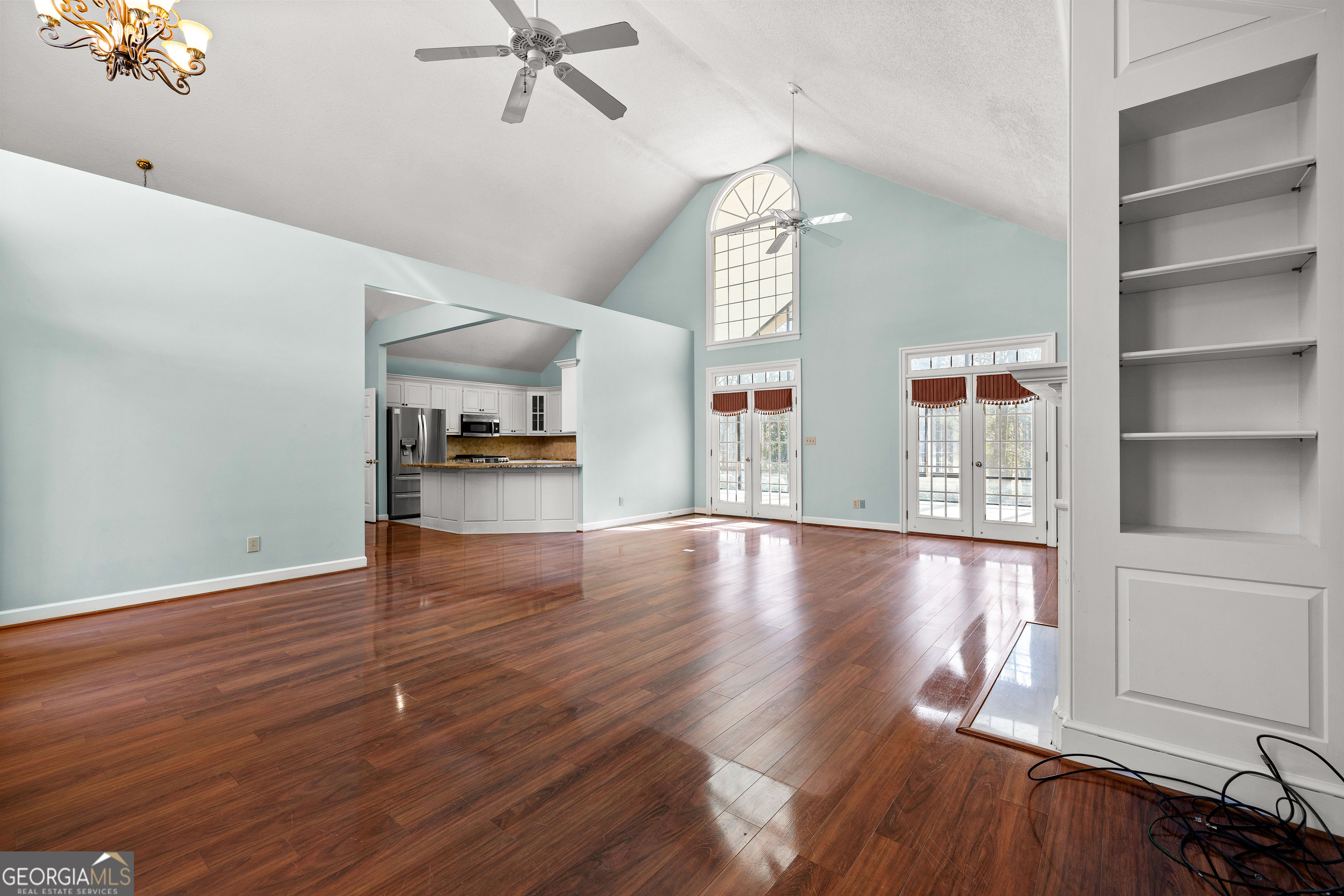 100 Beaver Run Trace Thomaston, GA 30286 - Photo 20 of 78 a view of empty room with wooden floor and fan