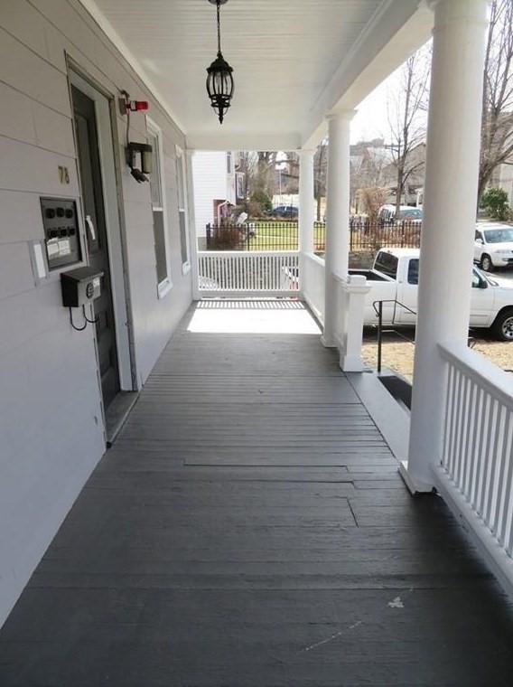 78 Downing Street Worcester, MA 01610 - Photo 2 of 11 a view of entryway and hall with wooden floor