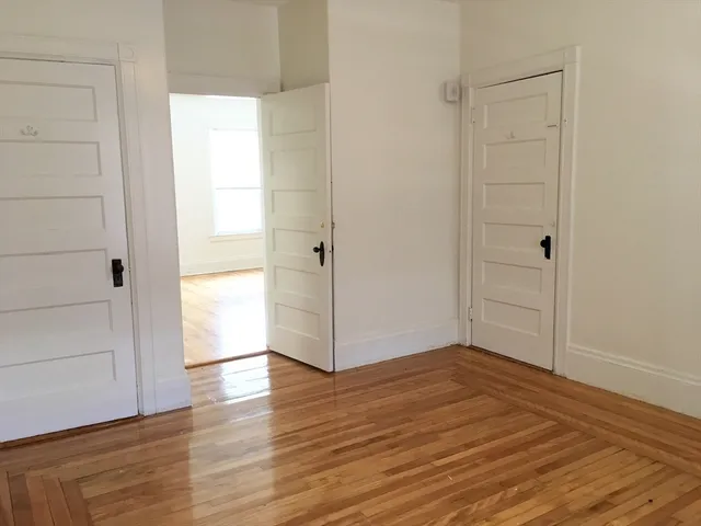 wooden floor in an empty room