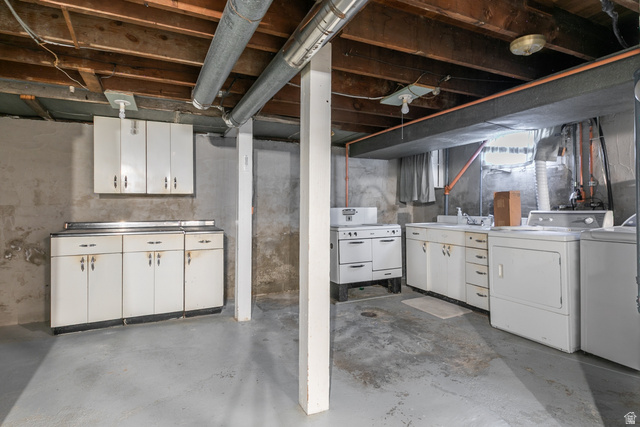 59 East Pinehurst Street Tooele, UT 84074 - Photo 17 of 22 Unfinished basement with concrete flooring and exposed ceiling joists