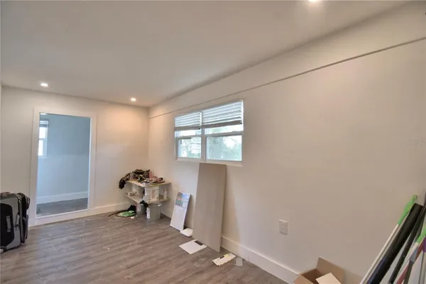 a small space with a window