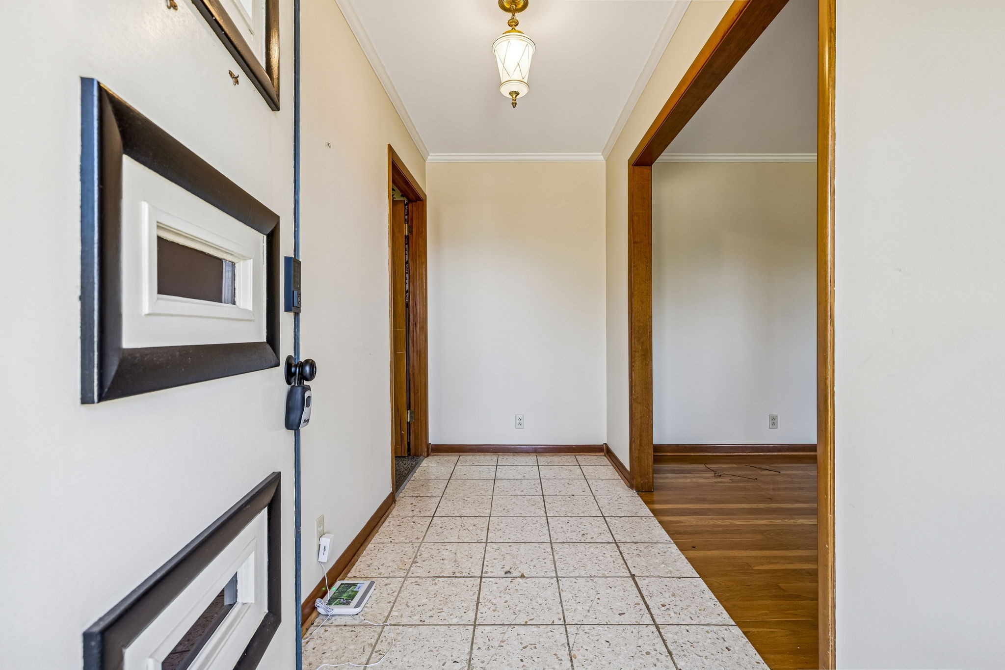5414 Hill Rd Circle Nashville, TN 37220 - Photo 6 of 51 a view of a hallway with wooden floor and staircase