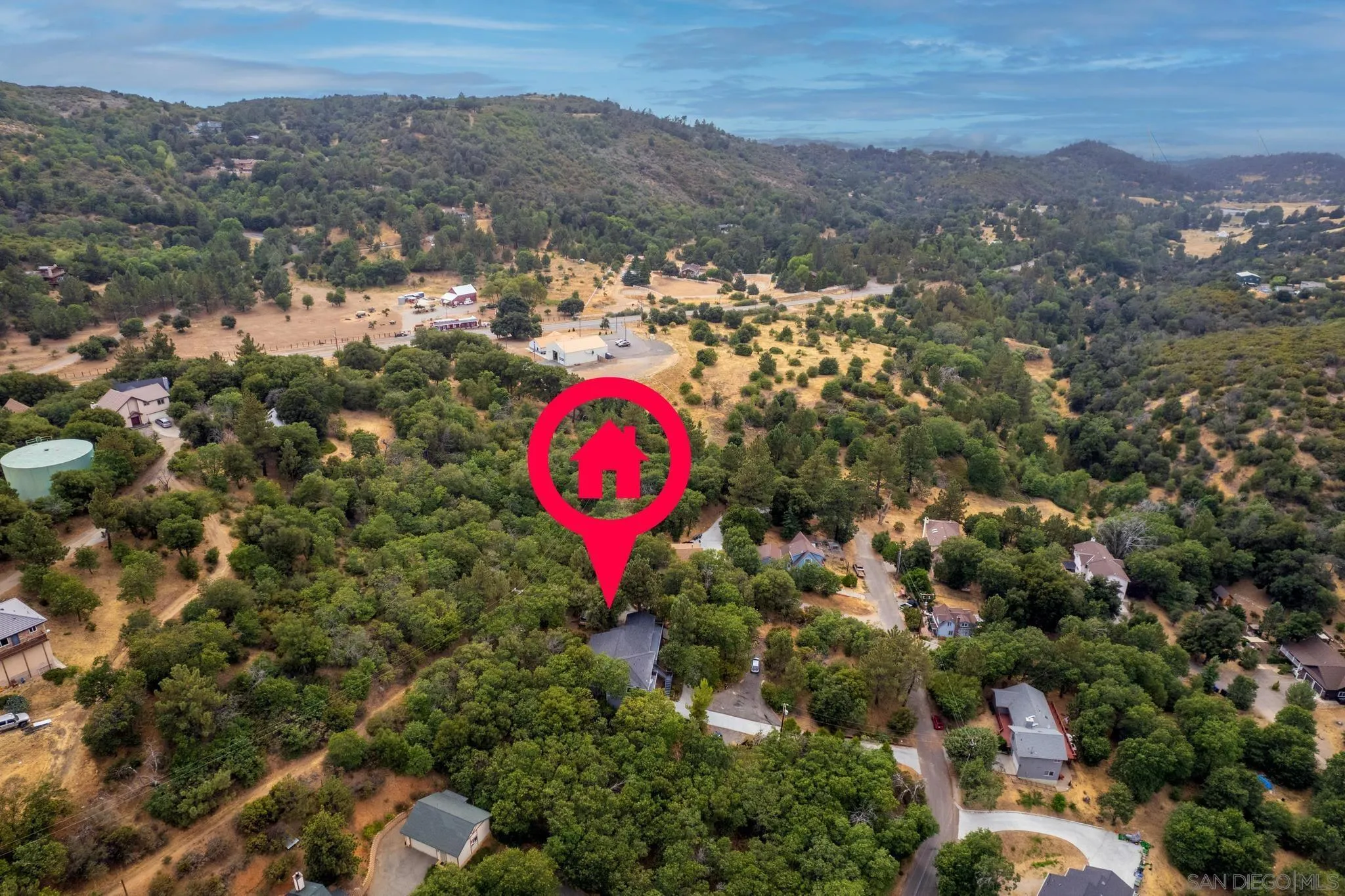 859 Pine Cone Drive Julian, CA 92036 - Photo 37 of 43 a view of a houses with a swimming pool