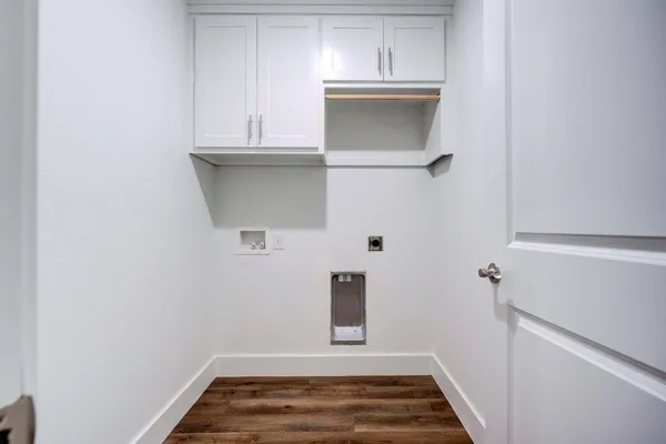 a bathroom with a sink and vanity