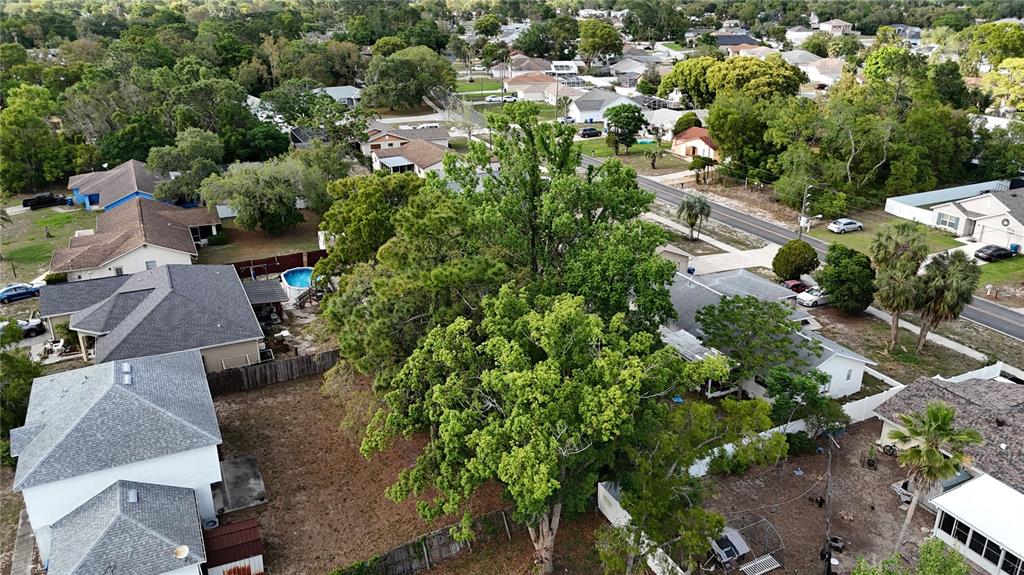 5046 Kenmore Street Spring Hill, FL 34608 - Photo 16 of 19 an aerial view of multiple houses with yard