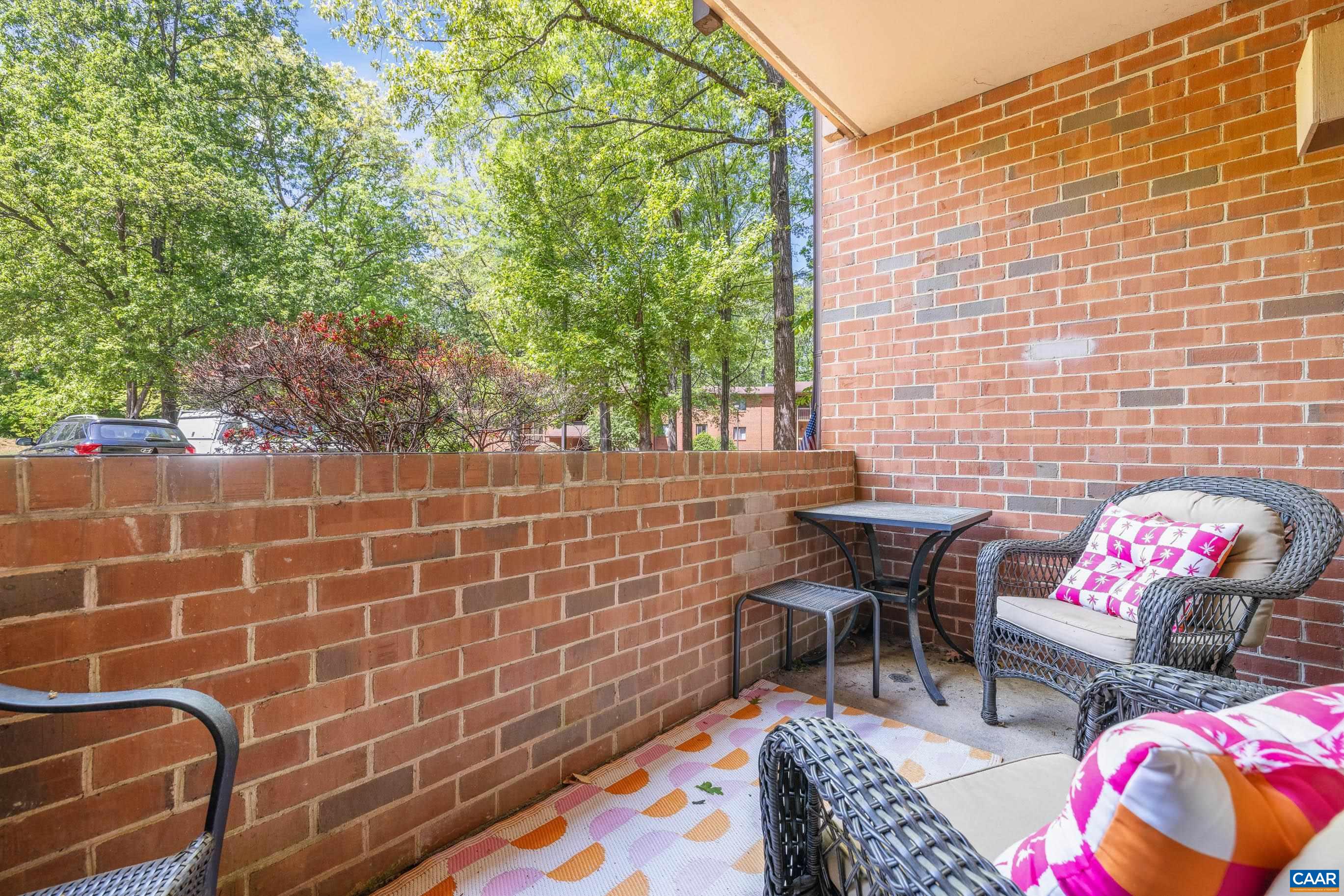 103 Turtle Creek Road, Unit 1 Charlottesville, VA 22901 - Photo 8 of 24 a outdoor living space with furniture and rug