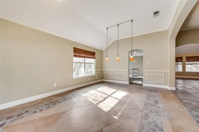 a view of a livingroom with a staircase