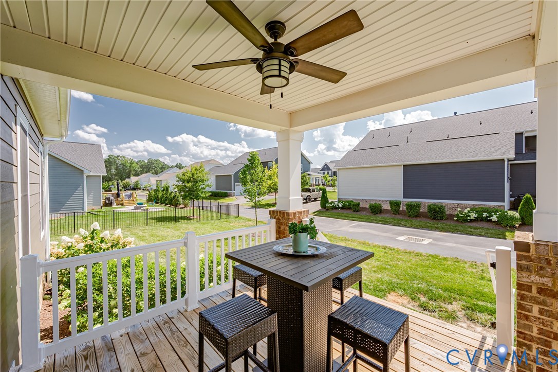 720 Chapman Street Ashland, VA 23005 - Photo 47 of 50 a view of an outdoor dining space with a table and chairs
