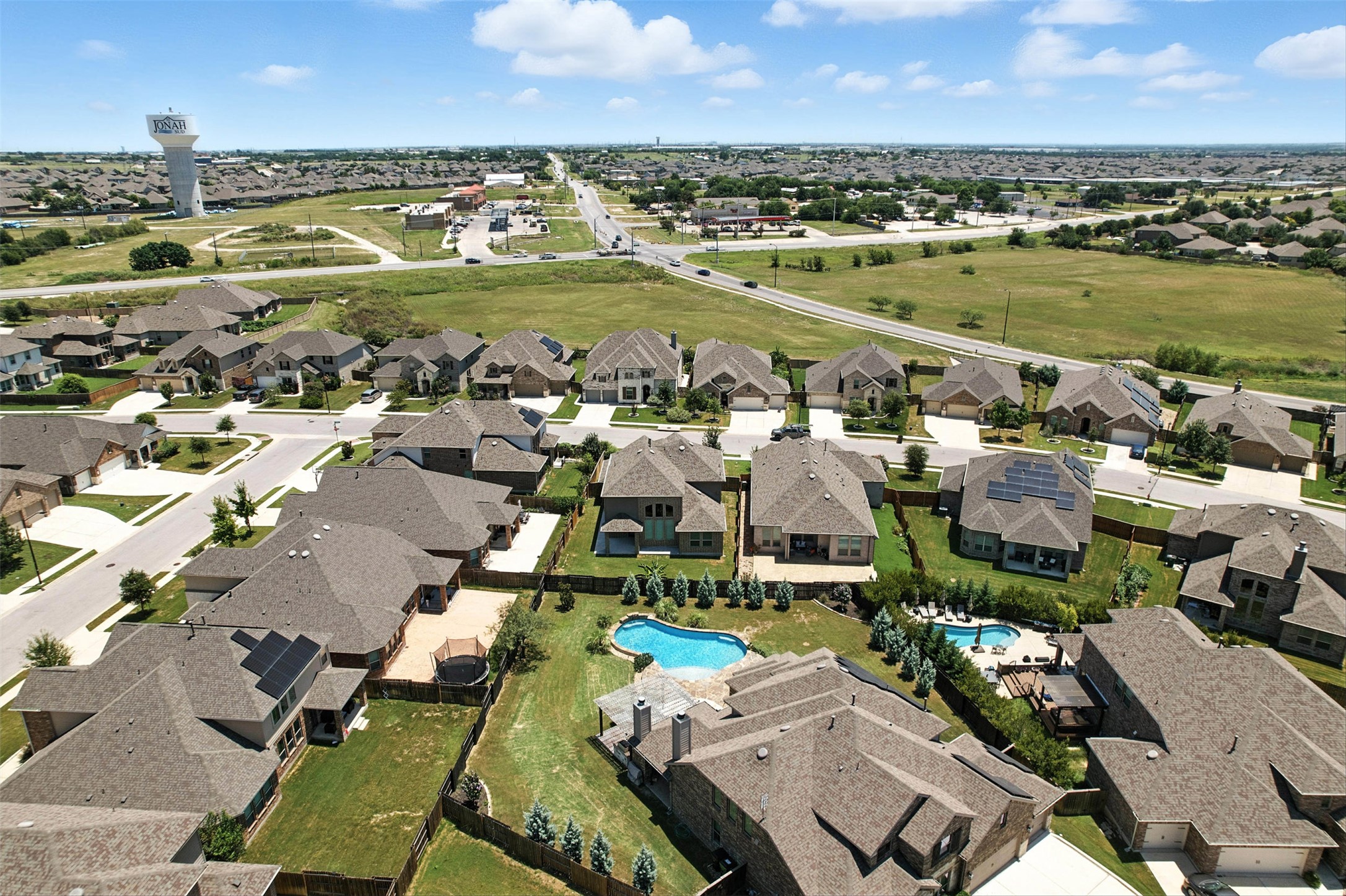 3054 Columbus Loop Round Rock, TX 78665 - Photo 34 of 40 Aerial perspective of suburban area