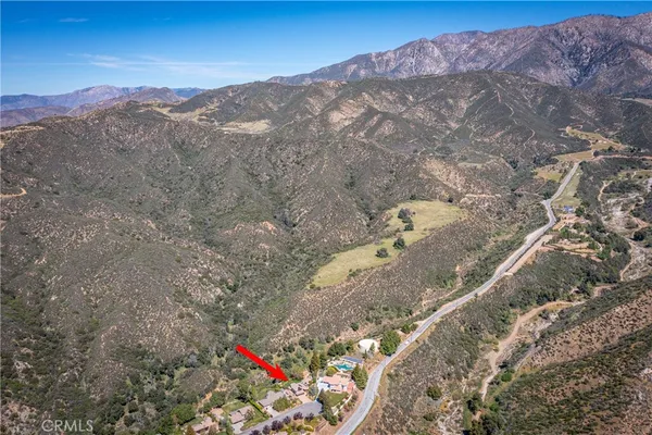 a view of a mountain in the distance