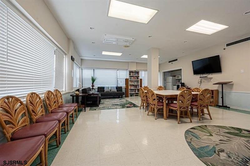 101 South Raleigh Avenue, Unit 625 Atlantic City, NJ 08401 - Photo 11 of 15 a living room with furniture kitchen view and a flat screen tv