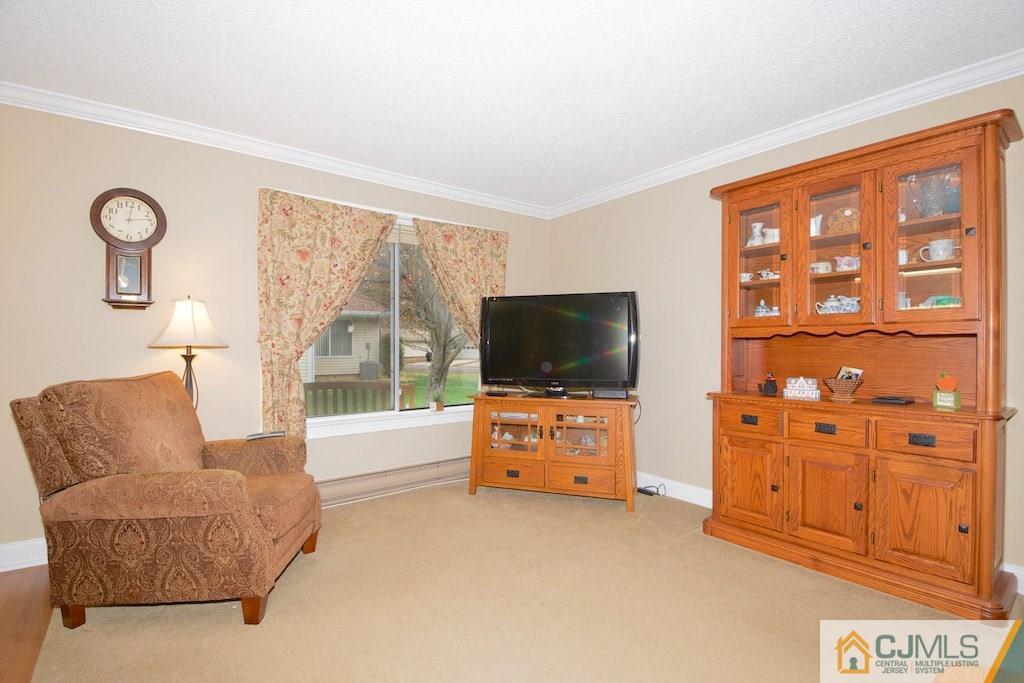 781 B Risley Road Monroe Township, NJ 08831 - Photo 4 of 20 a living room with furniture and a flat screen tv