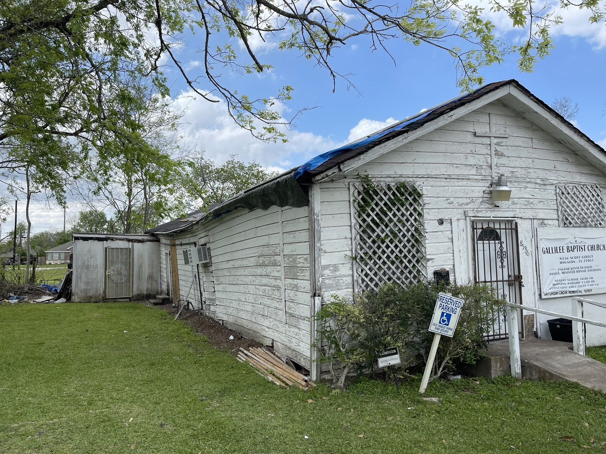 a view of a backyard with a garden