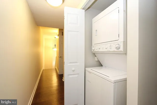 a view of bathroom and utility room