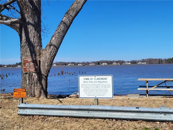 a view of a lake from a balcony