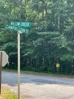 a view of a lush green forest