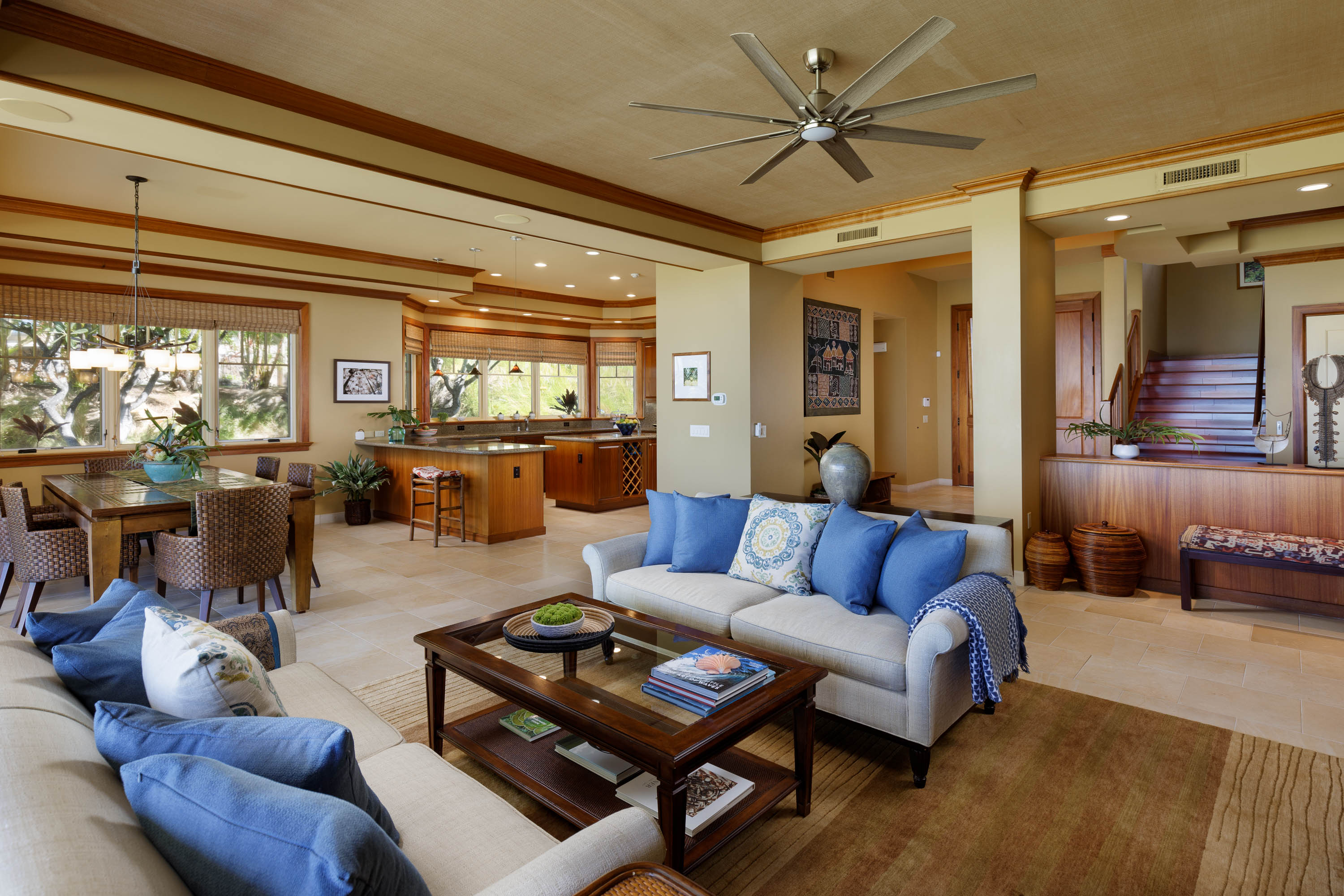 62-3979 Kaunaoa Iki Road, Unit 2A Kamuela, HI 96743 - Photo 3 of 17 a living room with furniture and a large window