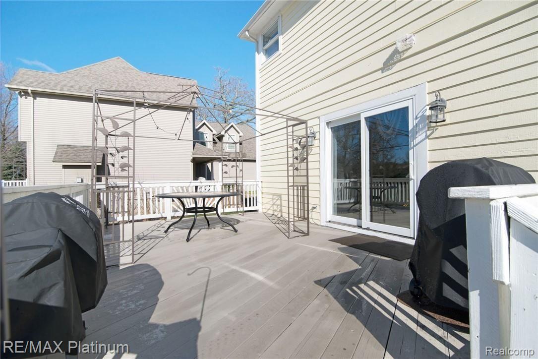 629 Brighton Lake Road Brighton, MI 48116 - Photo 40 of 45 Deck view entry off the Great room