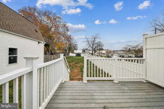 a view of a house with a balcony