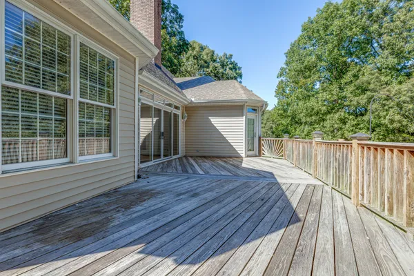 a view of outdoor space with deck