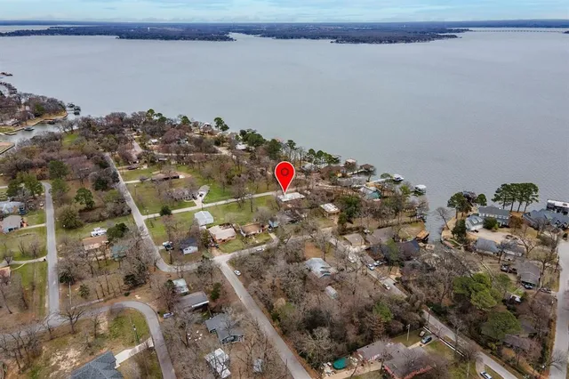 a view of aerial view of a houses