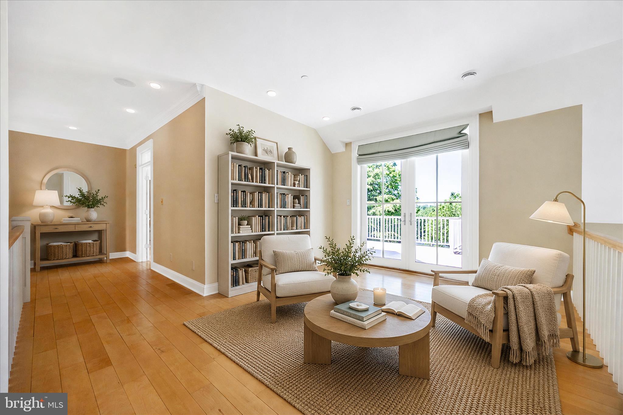 21612 Ripplemead Drive Gaithersburg, MD 20882 - Photo 51 of 129 Upstairs Landing Reading Nook Virtually Staged