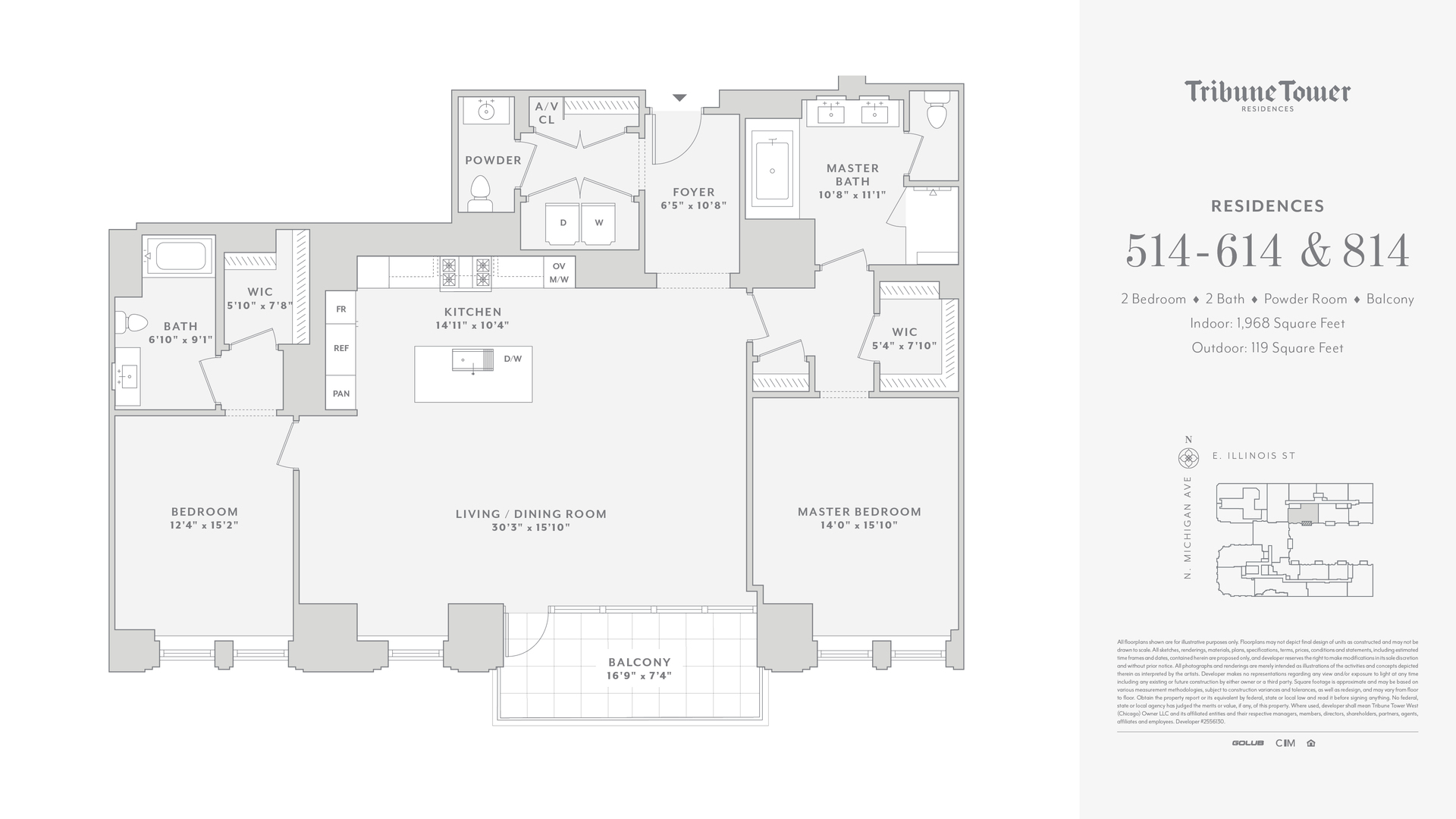 435 North Michigan Avenue, Unit 814 Chicago, IL 60611 - Photo 53 of 53