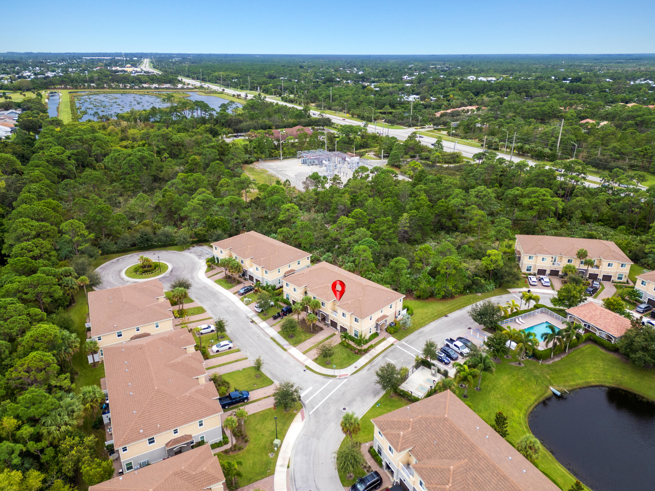 6250 Southeast Fauna Terrace Hobe Sound, FL 33455 - Photo 28 of 35 Aerial - South