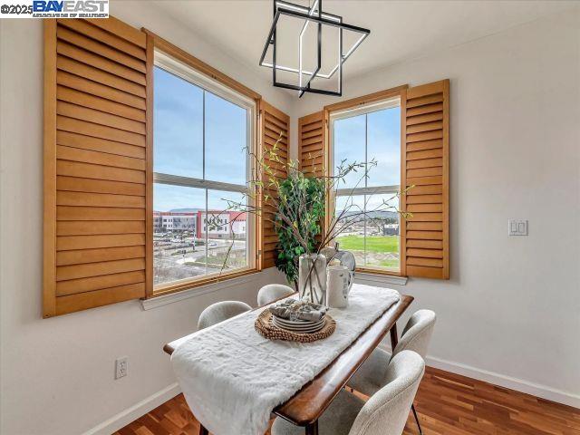 3275 Dublin Boulevard, Unit 408 Dublin, CA 94568 - Photo 27 of 52 a view of a dining room with furniture window and outside view