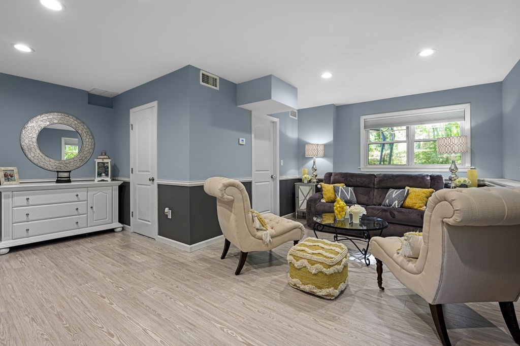 6 Alderbrook Road Andover, MA 01810 - Photo 23 of 29 a living room with furniture and a mirror
