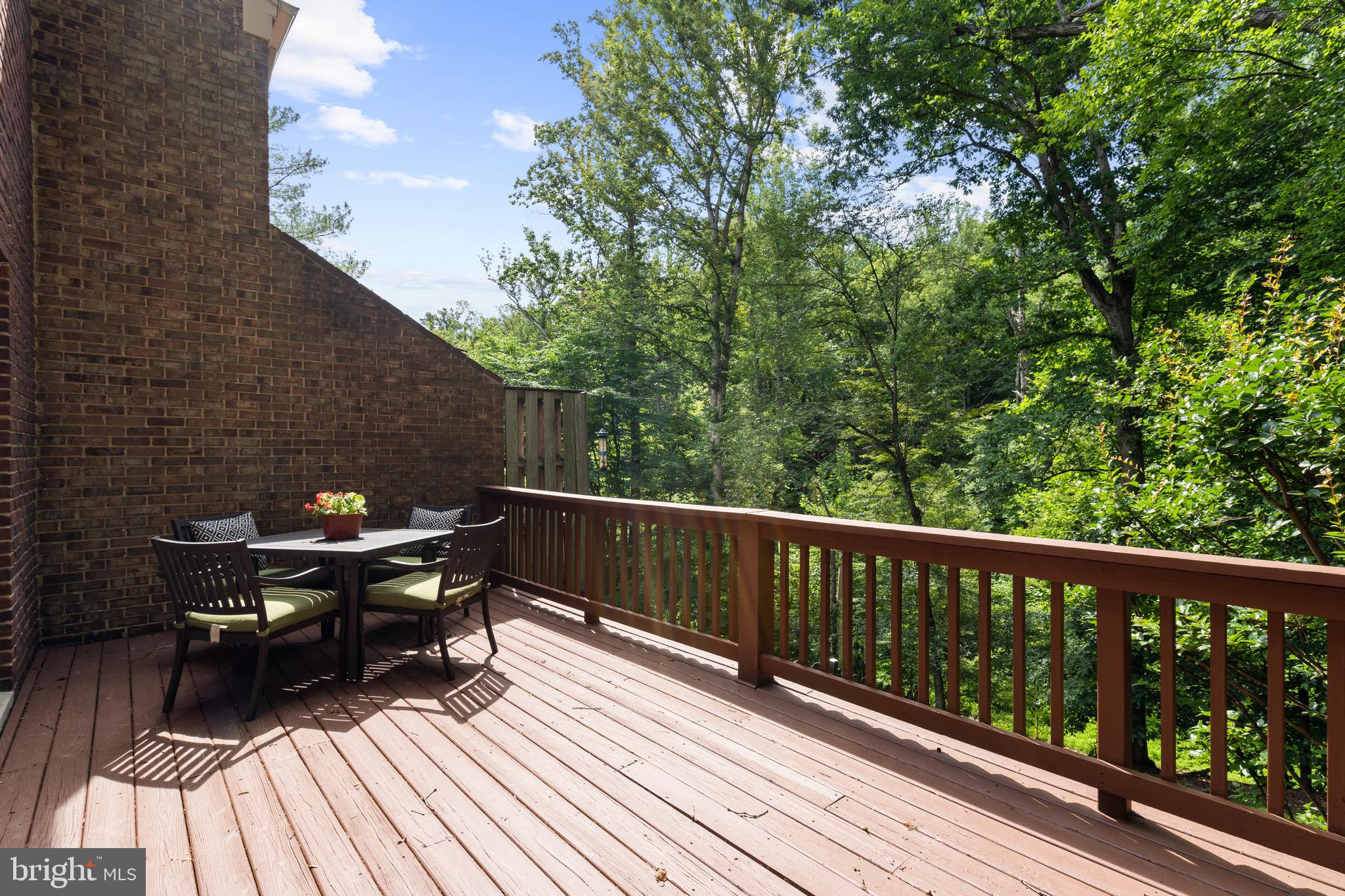 8943 Park Forest Drive Springfield, VA 22152 - Photo 34 of 74 Private deck overlooking the trees