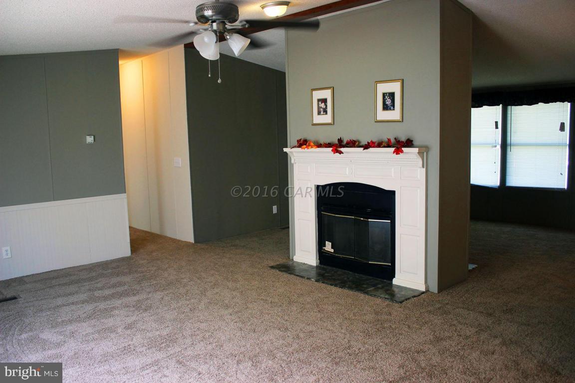10841 Oriole Back Road Princess Anne, MD 21853 - Photo 2 of 12 a view of an empty room with a fireplace and a chandelier fan