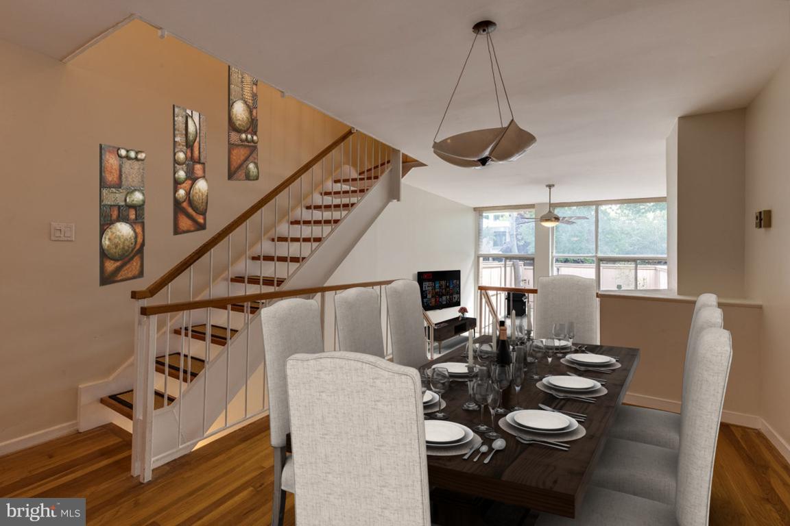 292 M Street Southwest, Unit 292 Washington, DC 20024 - Photo 3 of 29 Dining Room just off kitchen perched above living