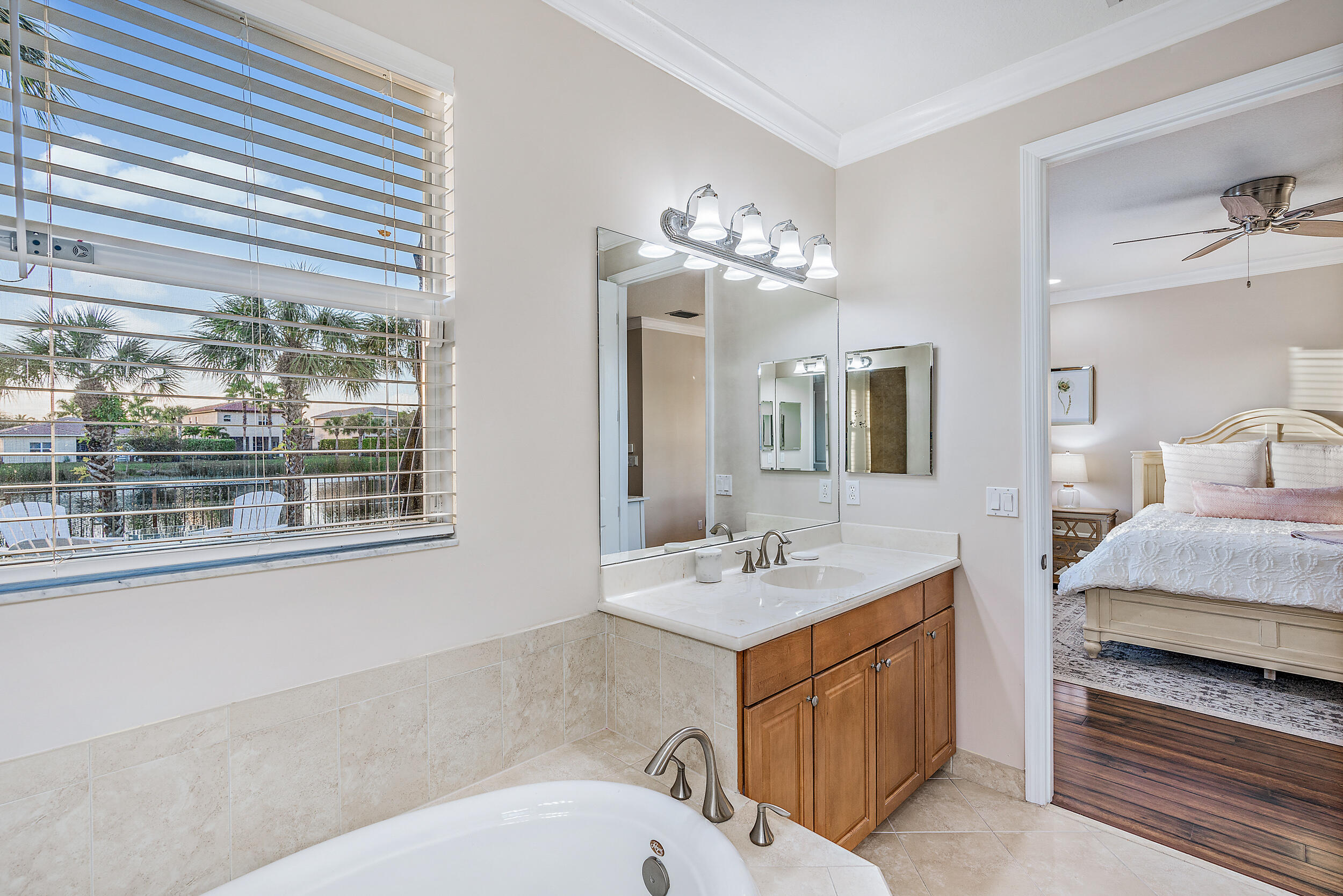 237 Porgee Rock Place Jupiter, FL 33458 - Photo 27 of 47 a bathroom with a sink double vanity and a mirror