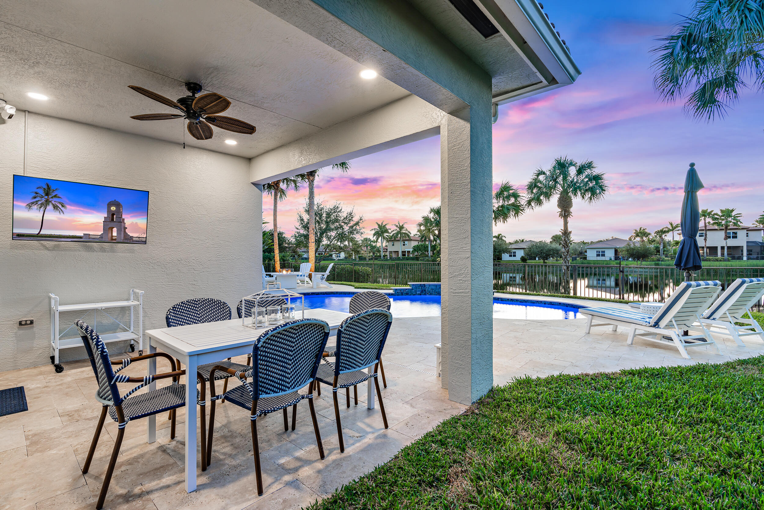 237 Porgee Rock Place Jupiter, FL 33458 - Photo 37 of 47 a view of a dining room with furniture window and outside view