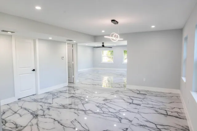 a view of a window in a room