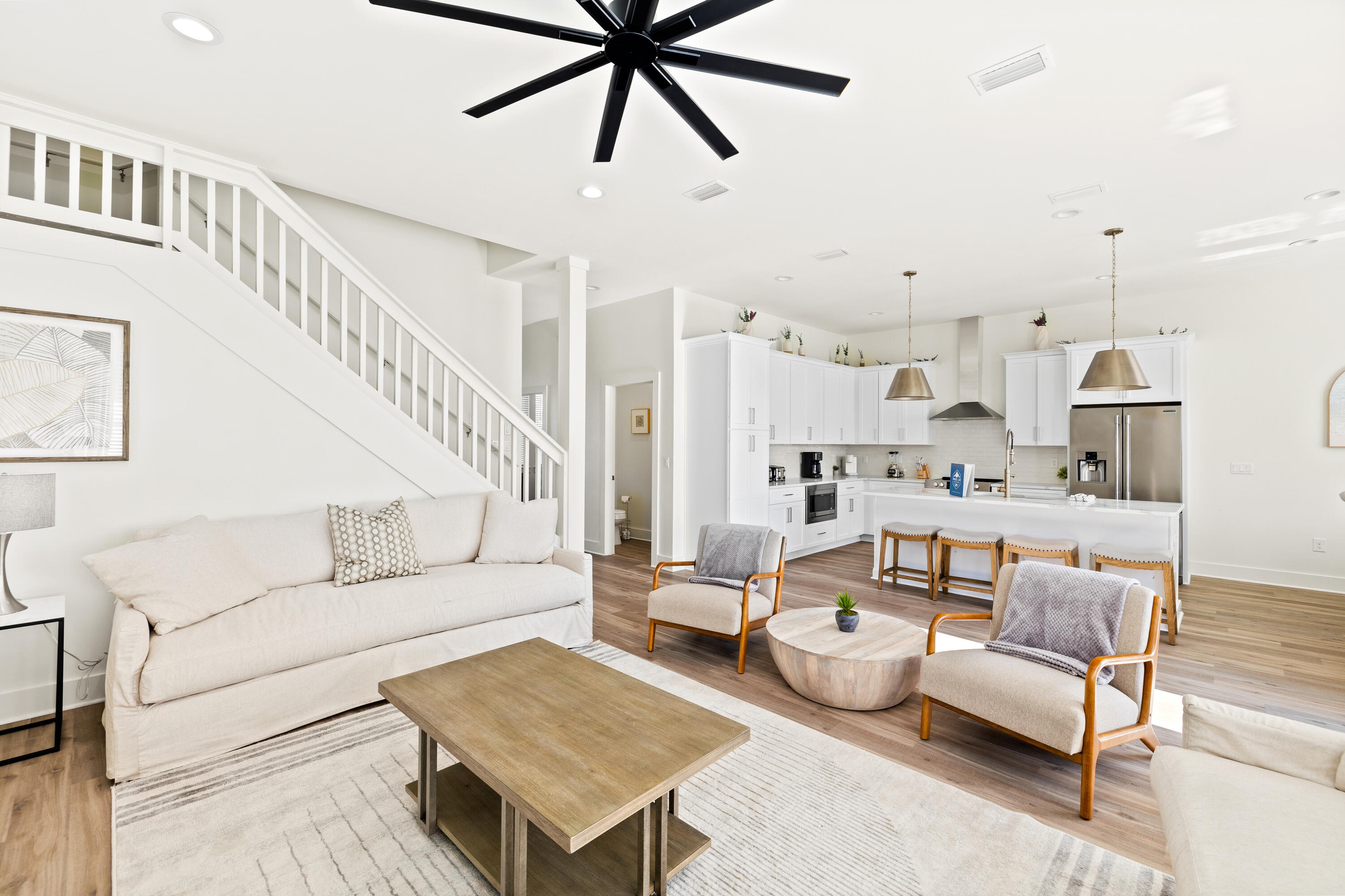 7 Lake Street Miramar Beach, FL 32550 - Photo 9 of 37 a living room with furniture and a view of kitchen