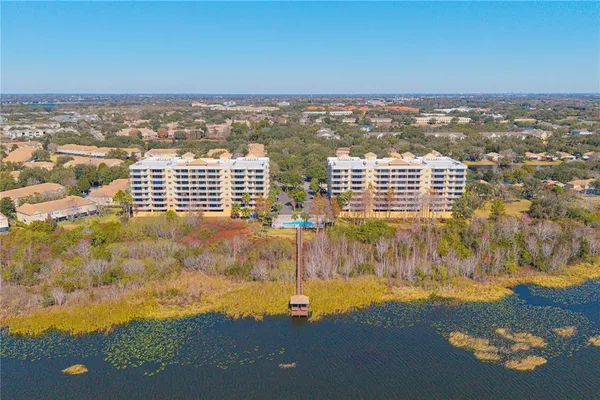 a city view with tall buildings
