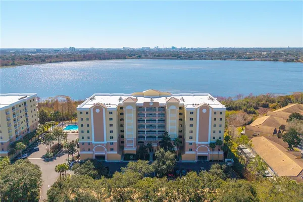 a view of lake and city