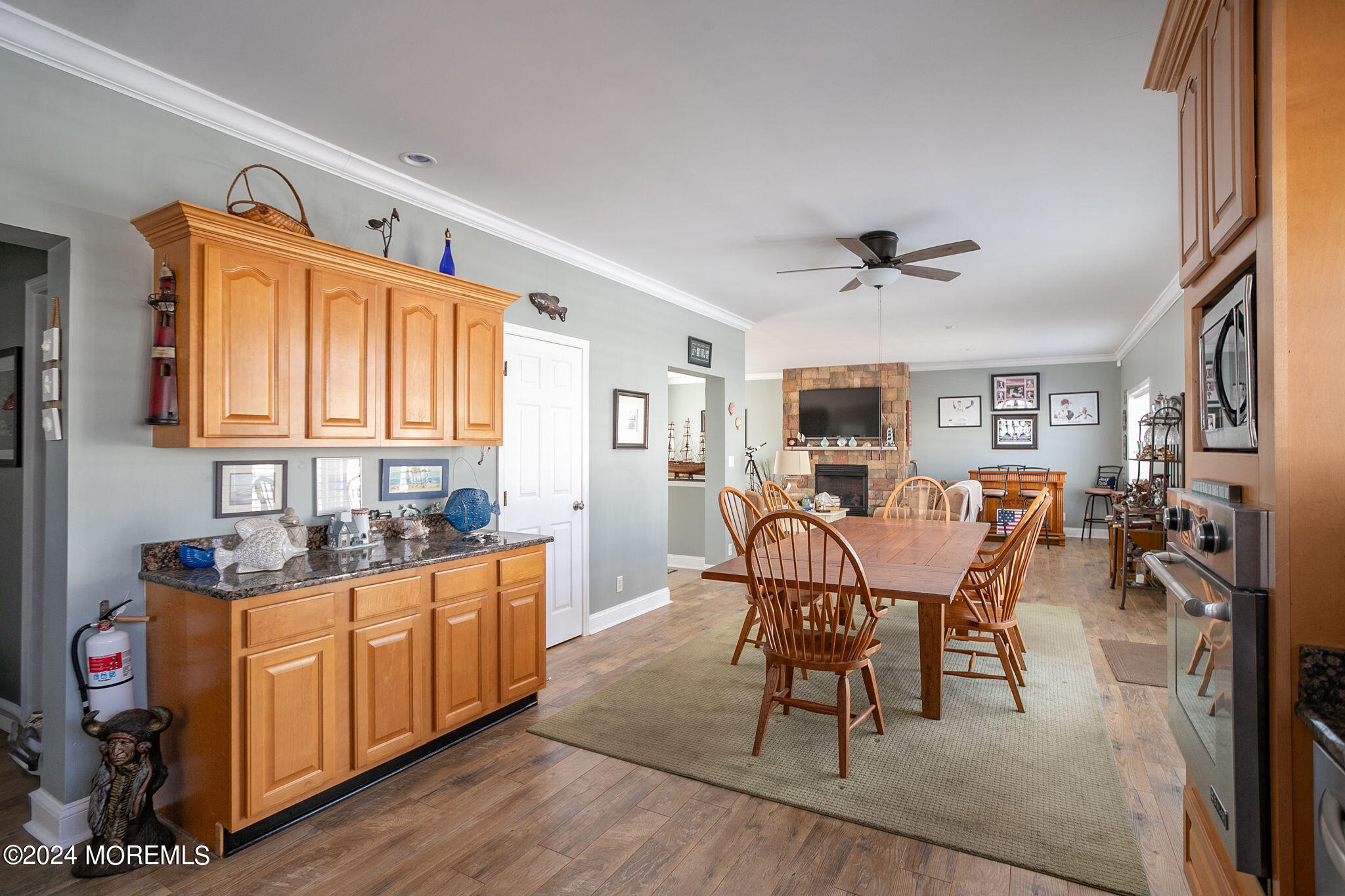 27 Sands Point Road Waretown, NJ 08758 - Photo 16 of 36 a view of a dining room with furniture and a livingroom