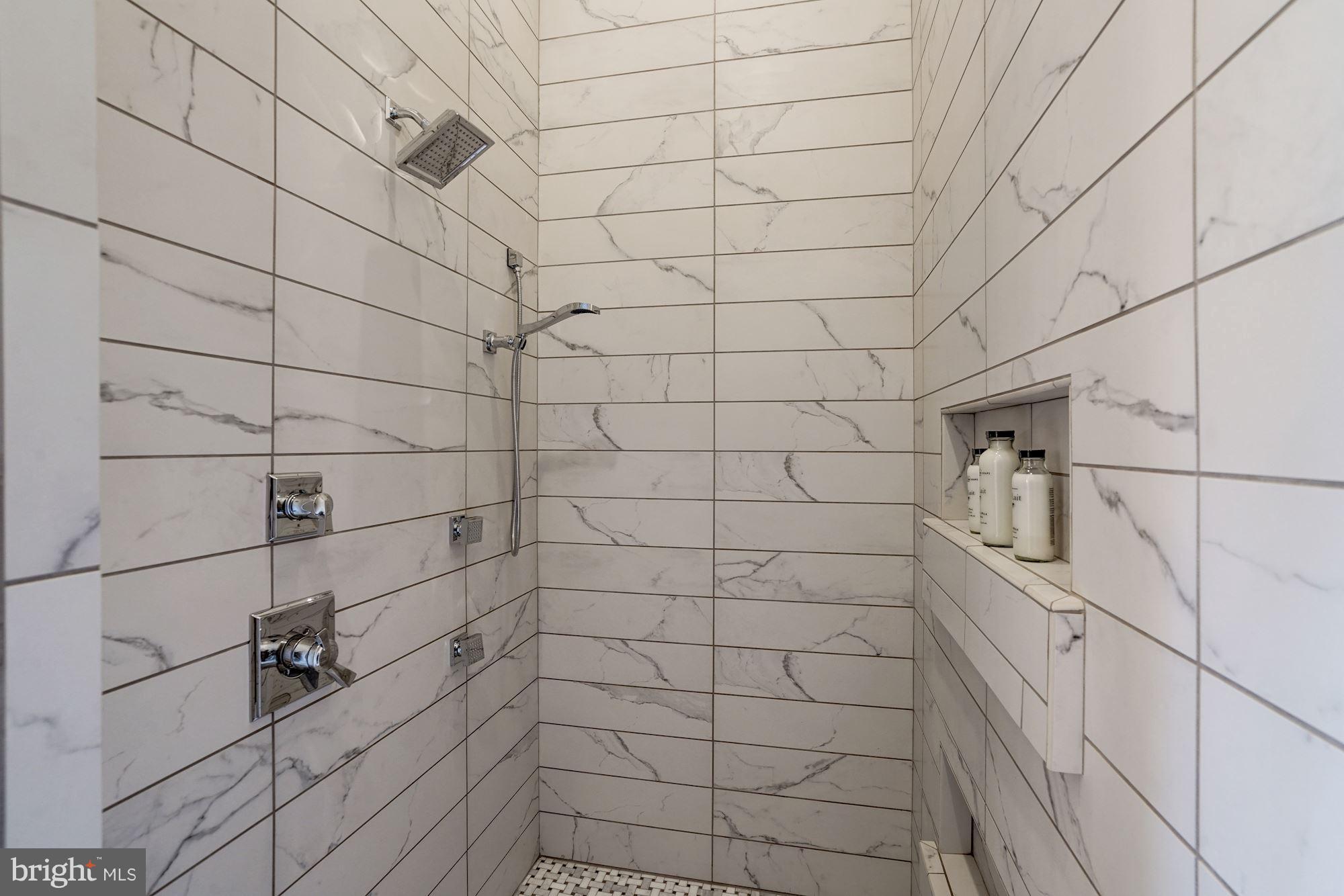 6166 Cobbs Road Alexandria, VA 22310 - Photo 21 of 30 Oversized Master Shower w/ Adj Sprays & Jets