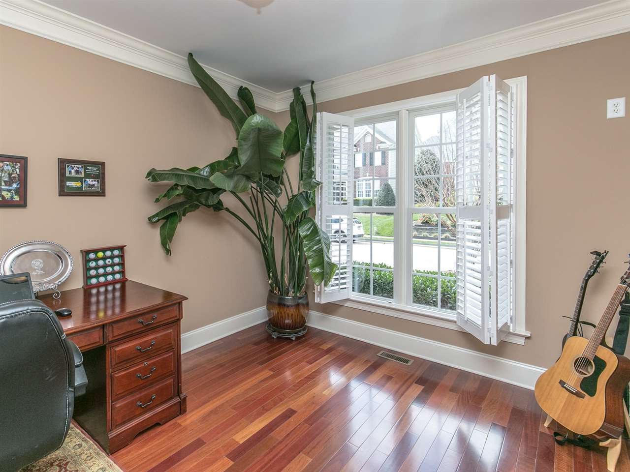 2725 Peachleaf Street Raleigh, NC 27614 - Photo 9 of 25 Convenient 1st Floor Office with Plantation Shutters Studio/Study/Office