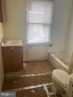 2518 Ellsworth Street Philadelphia, PA 19146 - Photo 9 of 11 a bathroom with a toilet and a sink