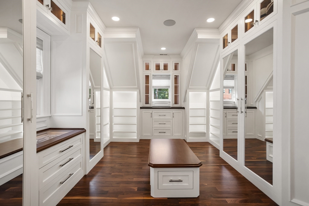 32 Forest Street Lexington, MA 02421 - Photo 16 of 33 a kitchen with stainless steel appliances granite countertop a refrigerator and a stove