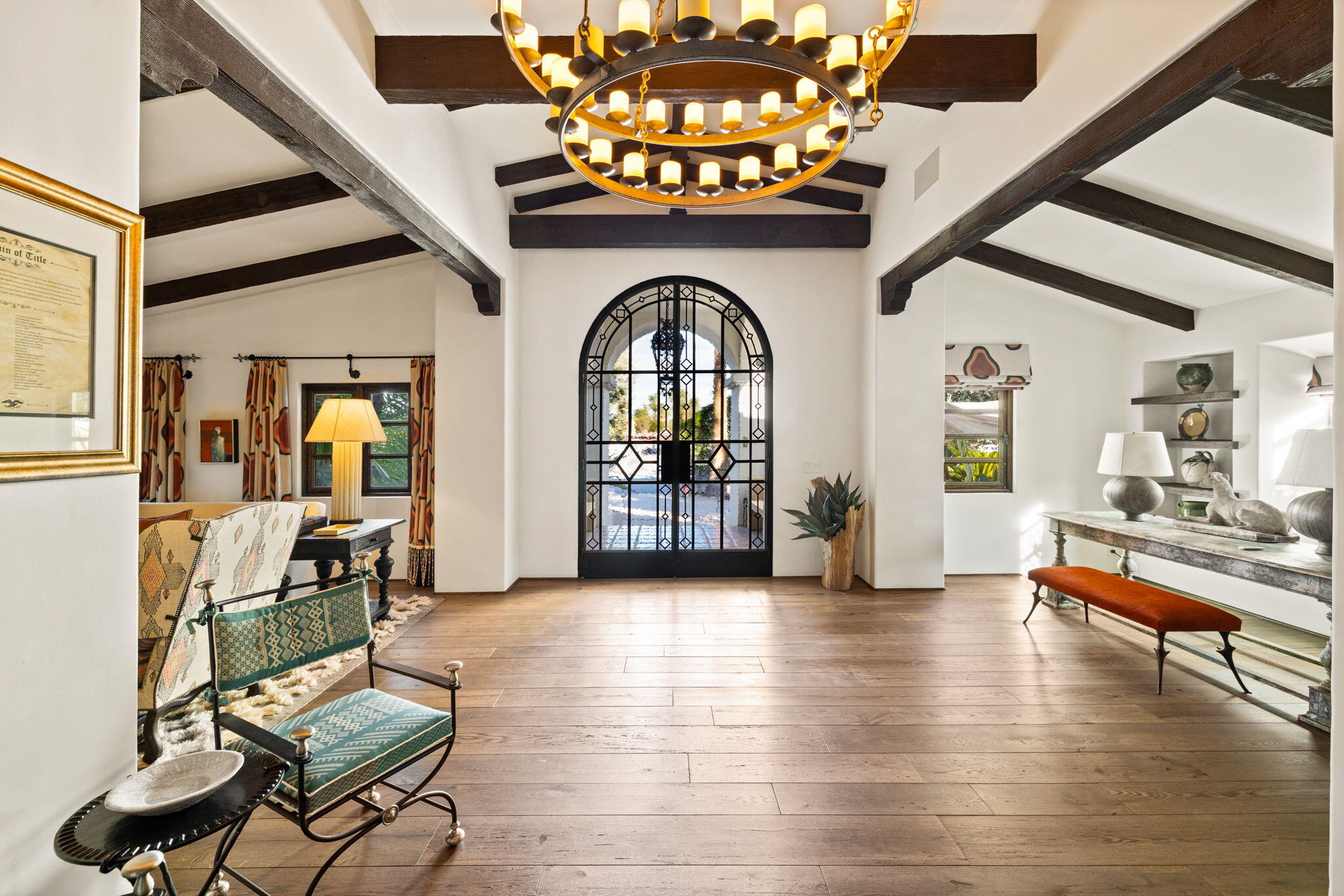 535 North Belardo Road Palm Springs, CA 92262 - Photo 6 of 45 a room with lots of furniture and a chandelier