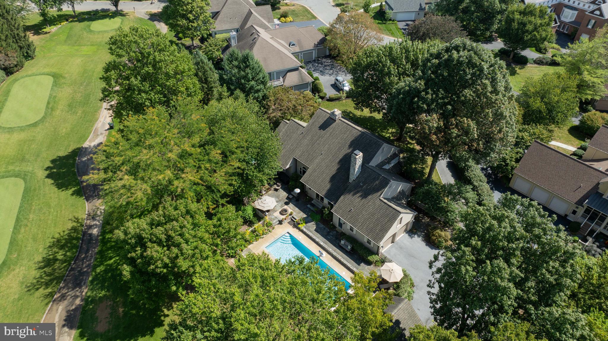 38 Westwind Circle Lititz, PA 17543 - Photo 104 of 113 an aerial view of residential house with outdoor space and trees all around