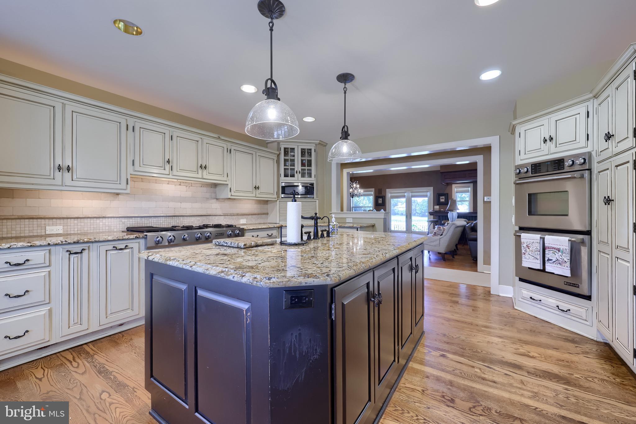 38 Westwind Circle Lititz, PA 17543 - Photo 25 of 113 a kitchen with stainless steel appliances granite countertop a sink a stove and a wooden floors