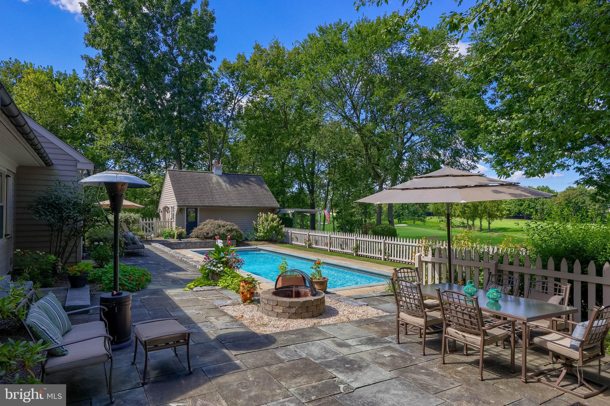 38 Westwind Circle Lititz, PA 17543 - Photo 85 of 113 a view of backyard with outdoor seating and trees