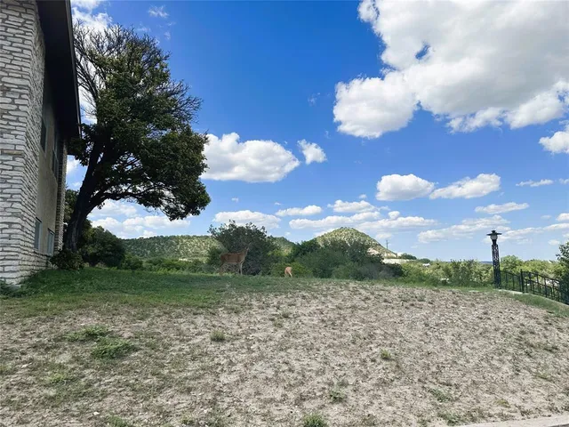a view of a outdoor space with green space