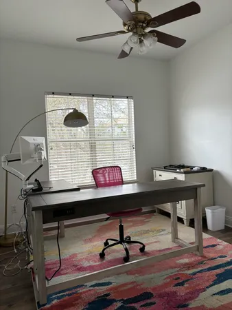 a room with furniture